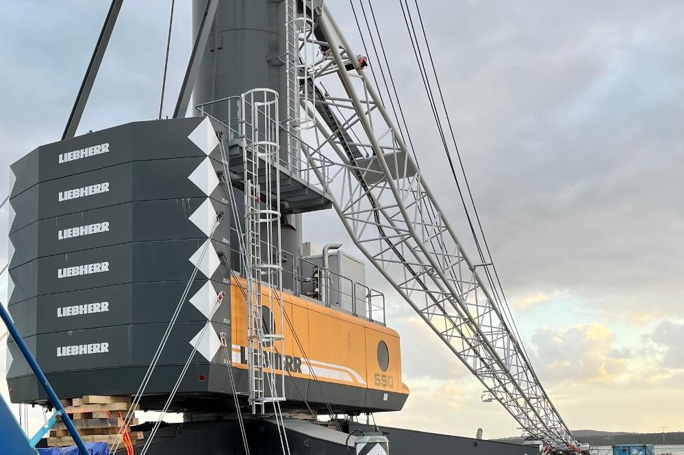 Arrival of our LIEBHERR LHM550